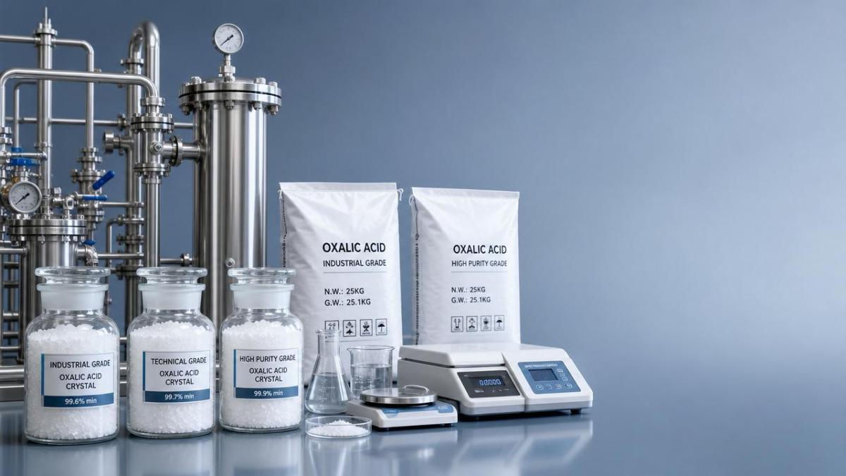 Wholesale oxalic acid grades: which differences matter in production