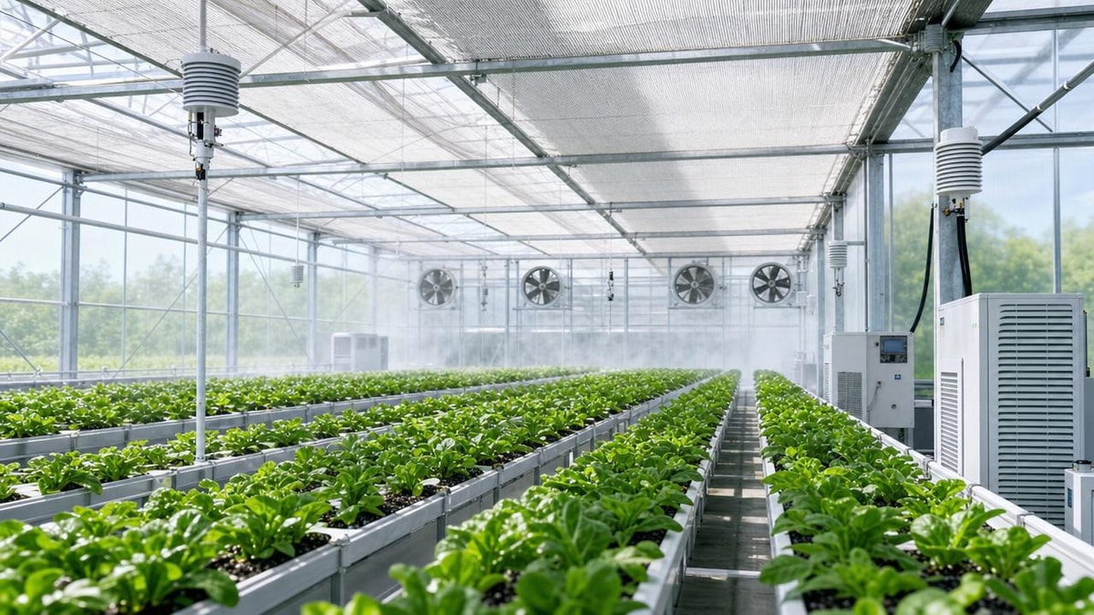 Climate control systems for greenhouse in humid zones: key tradeoffs