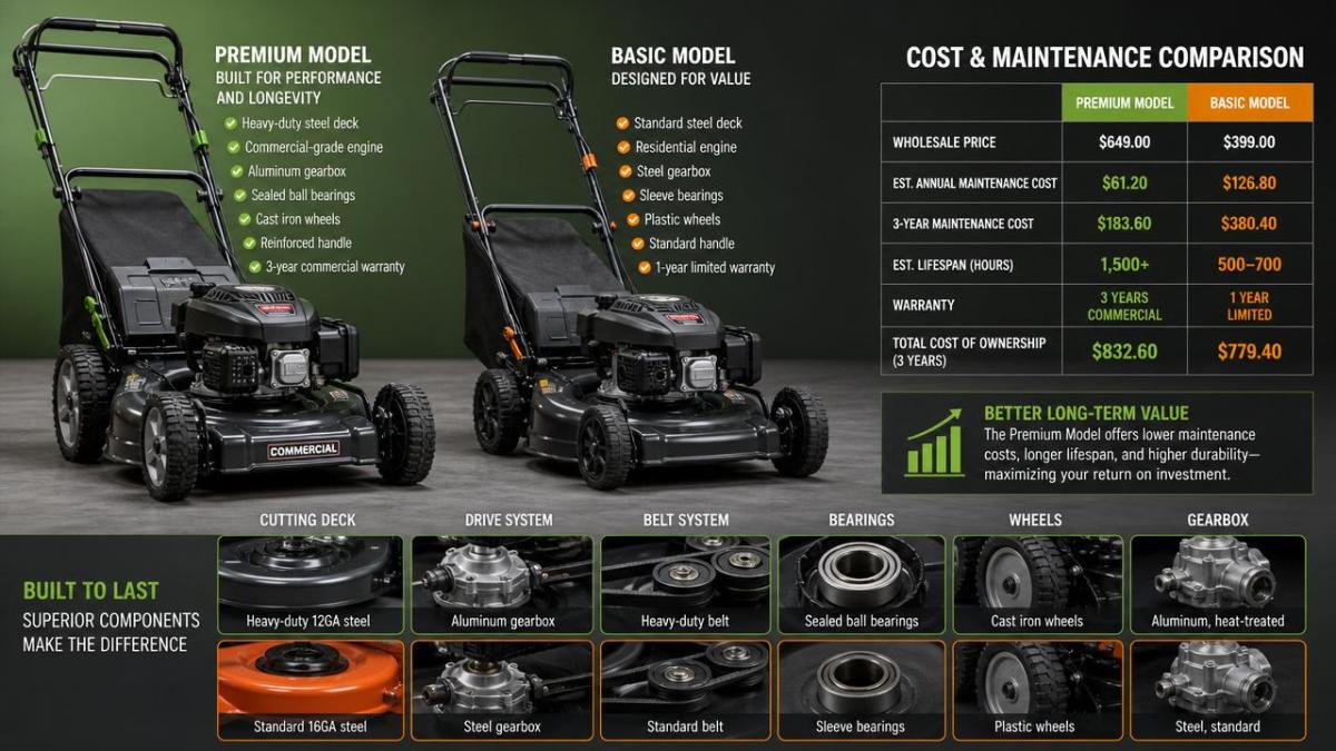 Wholesale lawn mowers: where low pricing often hides repair costs