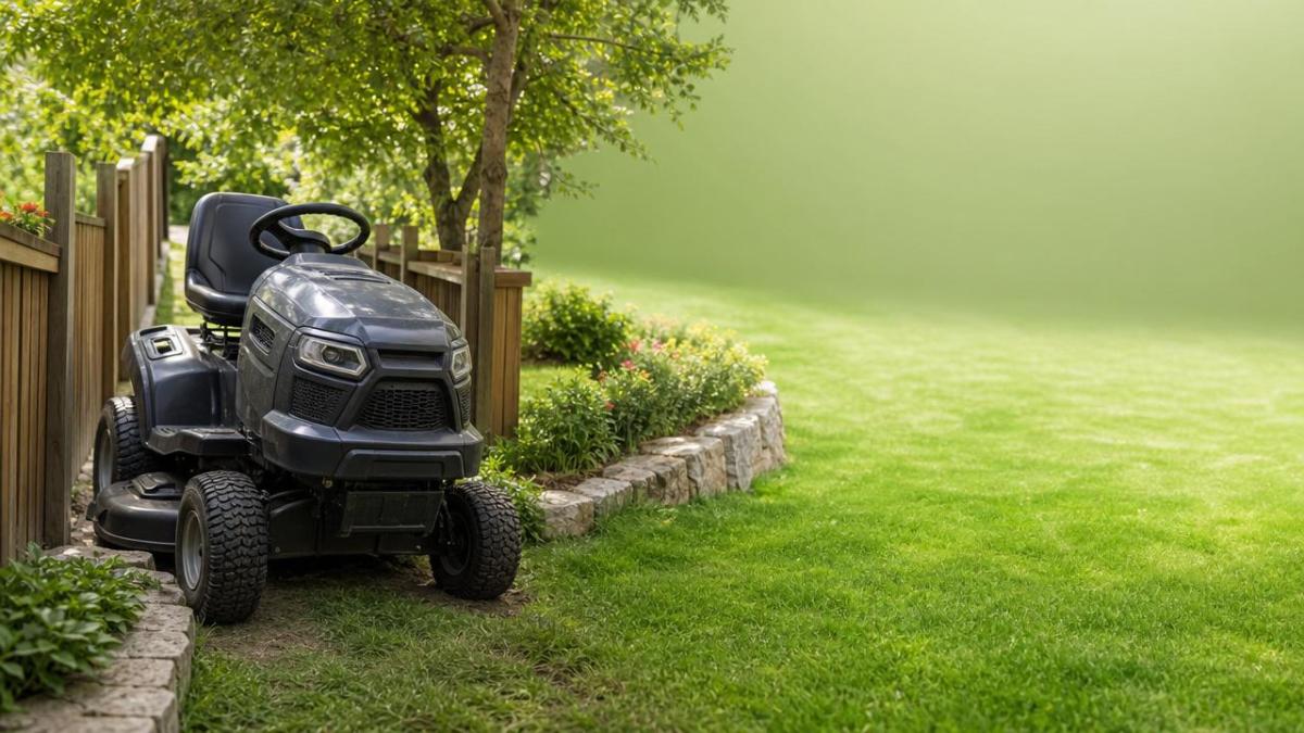 Riding ride on mowers: signs a machine is too large for the site