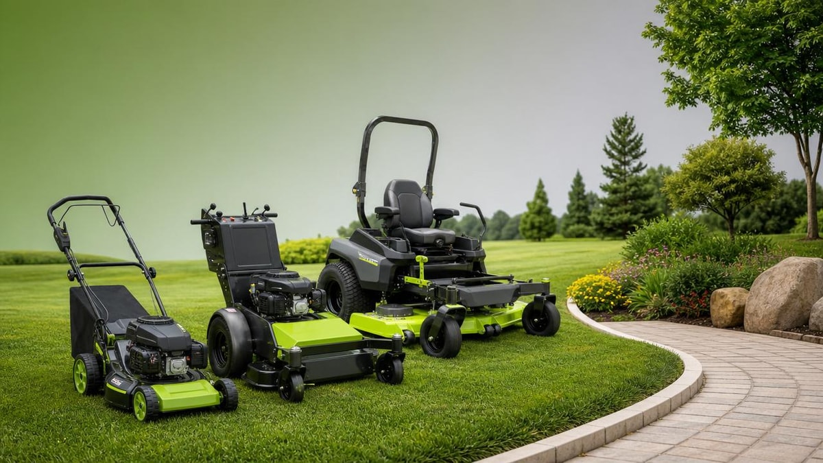 Wholesale lawn mowers or ride-ons? Matching mower type to terrain