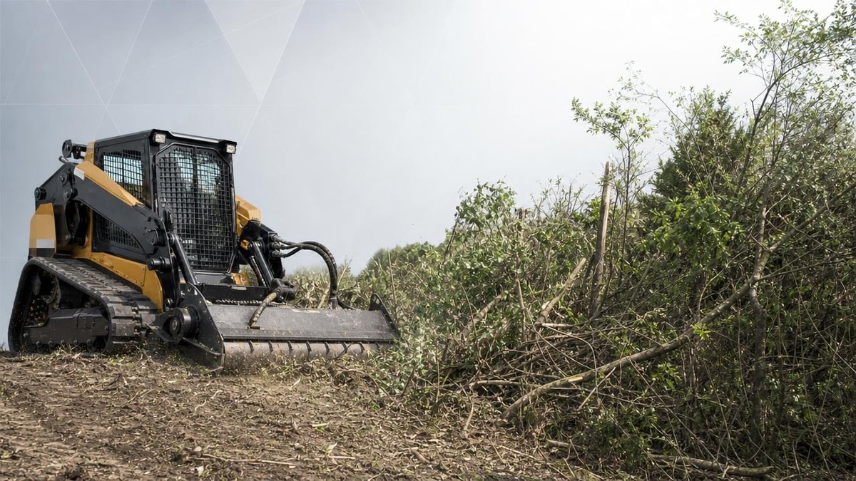 Skid steer brush cutter limits you should know before land clearing