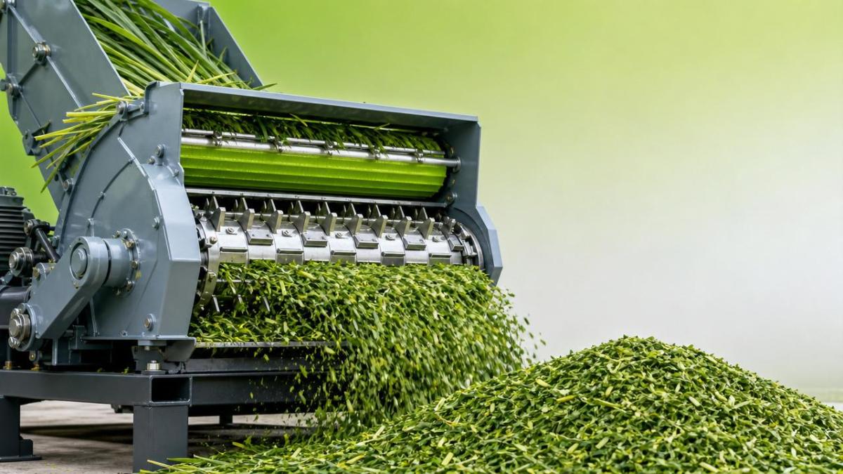 Grass forage chopper settings that improve cut consistency