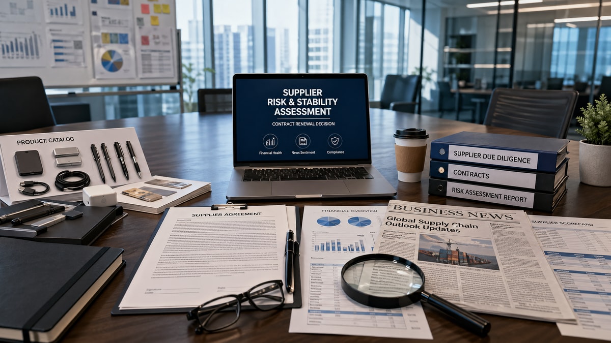 Company News Signals That Matter Before Renewing a Supplier Contract