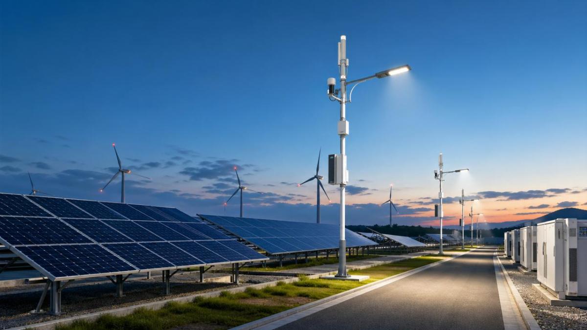 Smart Lighting Problems in Outdoor Renewable Facilities