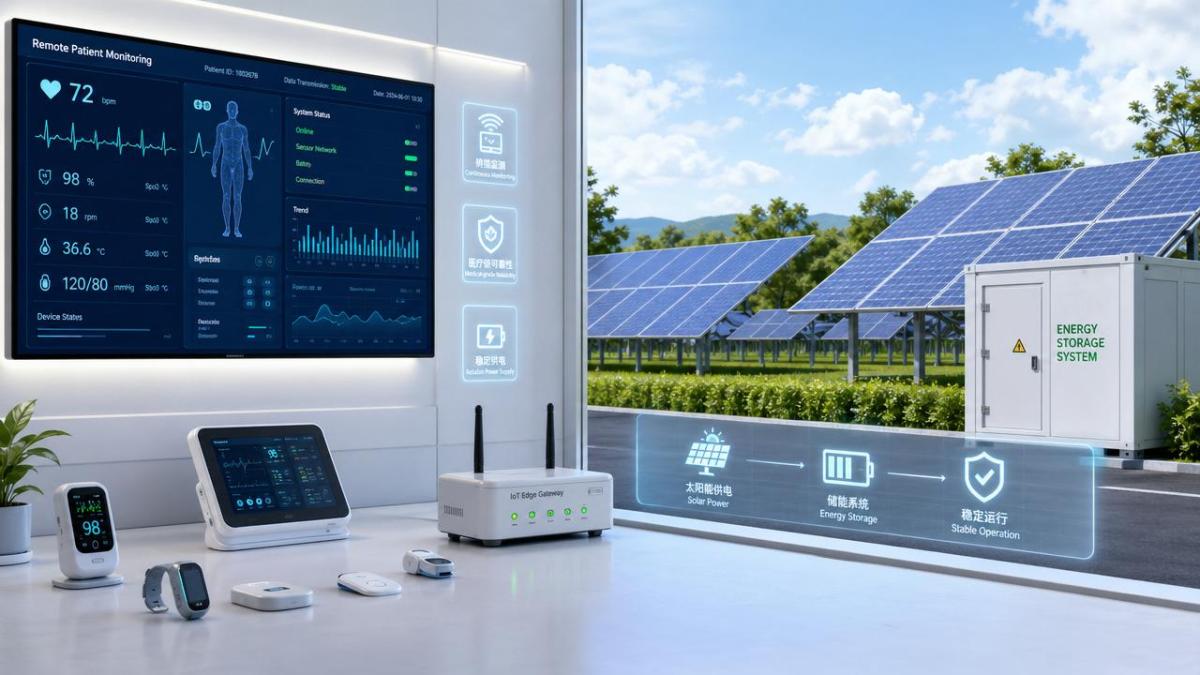 Why Medical IoT Depends on Reliable Renewable Power