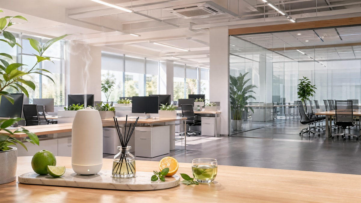 Can the right fragrance for office improve focus without causing complaints