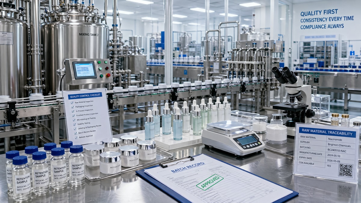 How to evaluate a skincare products manufacturer beyond sample quality