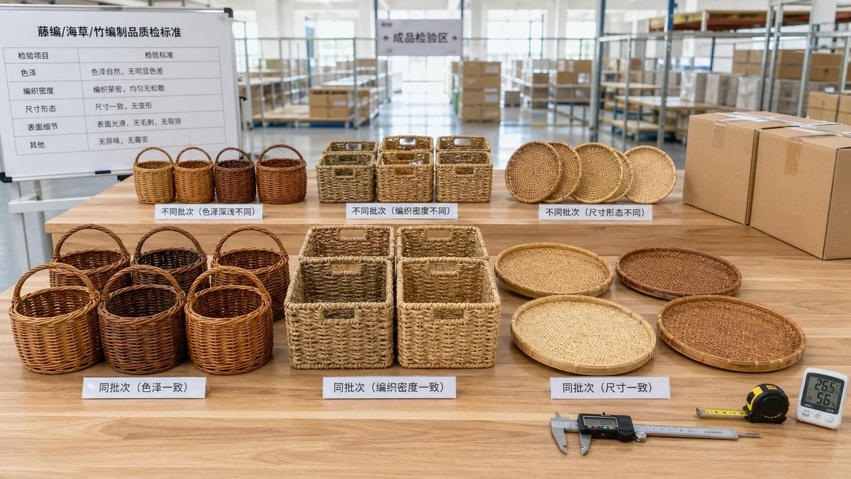 Why Woven Handicrafts Often Vary in Quality Between Batches