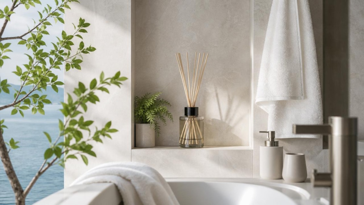 Reed diffuser for bathroom: what scent lasts without overpowering?