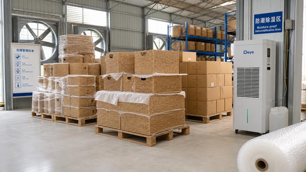 Straw weaving storage issues that appear in humid climates