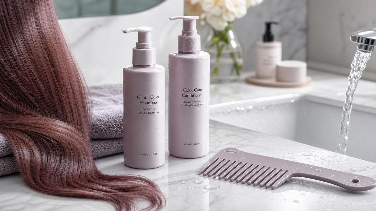 Color-Treated Hair Still Feels Rough? Start With the Wash Routine