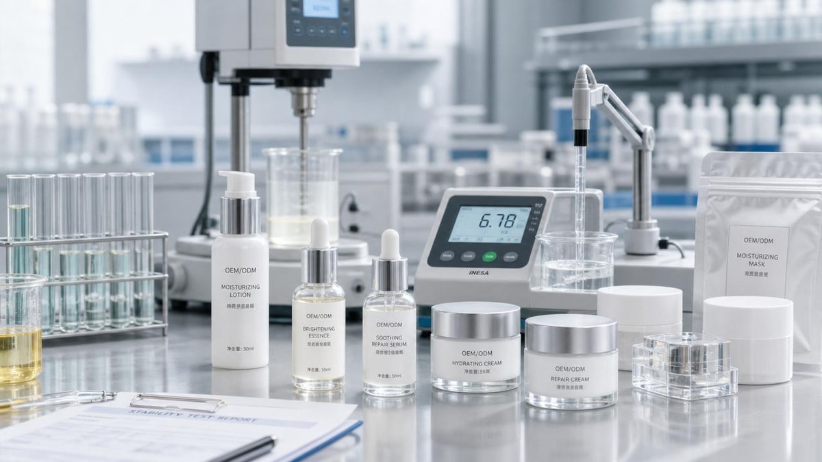 How to compare skincare products OEM partners for formula stability