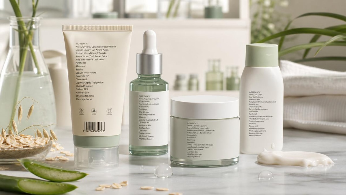 Skincare products for sensitive skin: ingredients worth checking first