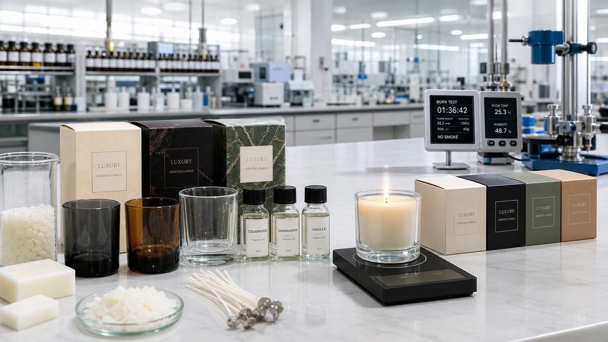 What a Scented Candles manufacturer should prove before mass production