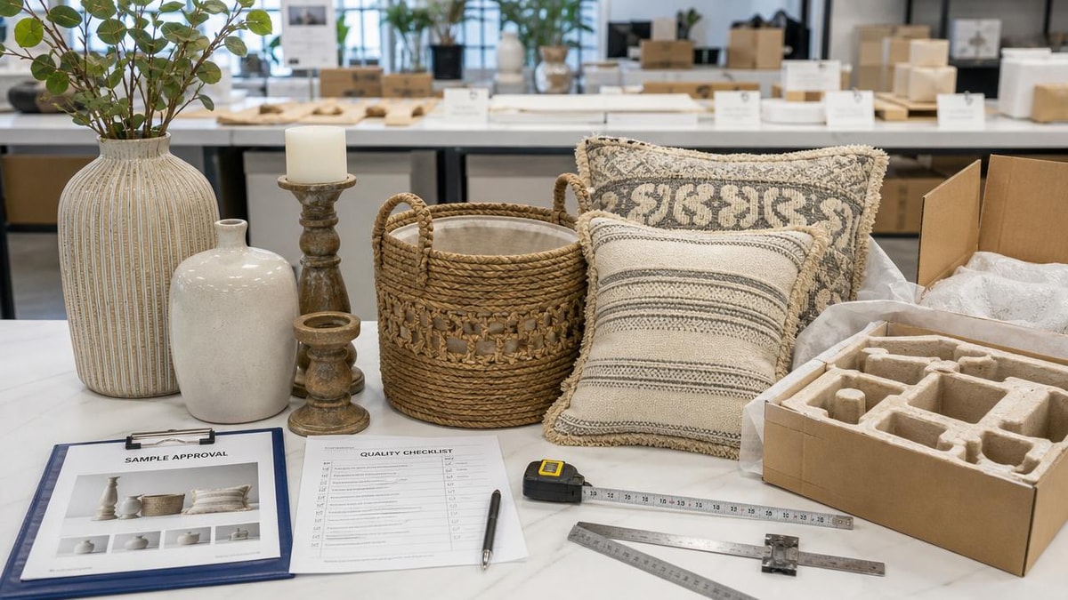 Home Decor manufacturer vetting: what samples can reveal early