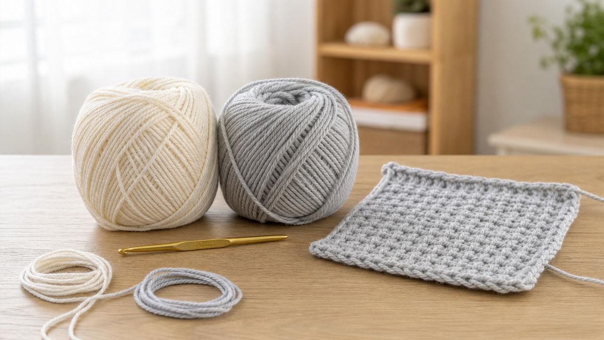Crochet Weaving for Beginners: Which Yarn Causes Fewer Mistakes?