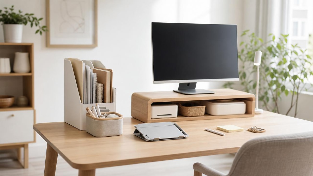 Office Supplies for Home Office That Actually Save Desk Space