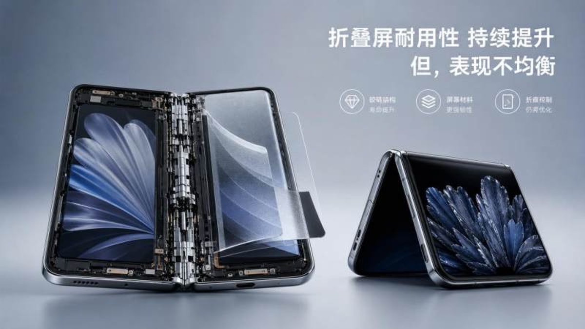 Foldable screen durability is improving, but not evenly