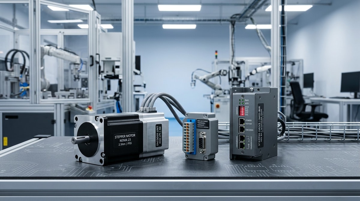 Stepper motor OEM options that limit redesign later