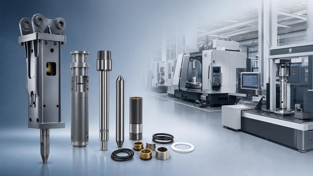 Hydraulic Rock Breaker Factory Checklist for Reliable Output and Easier Maintenance