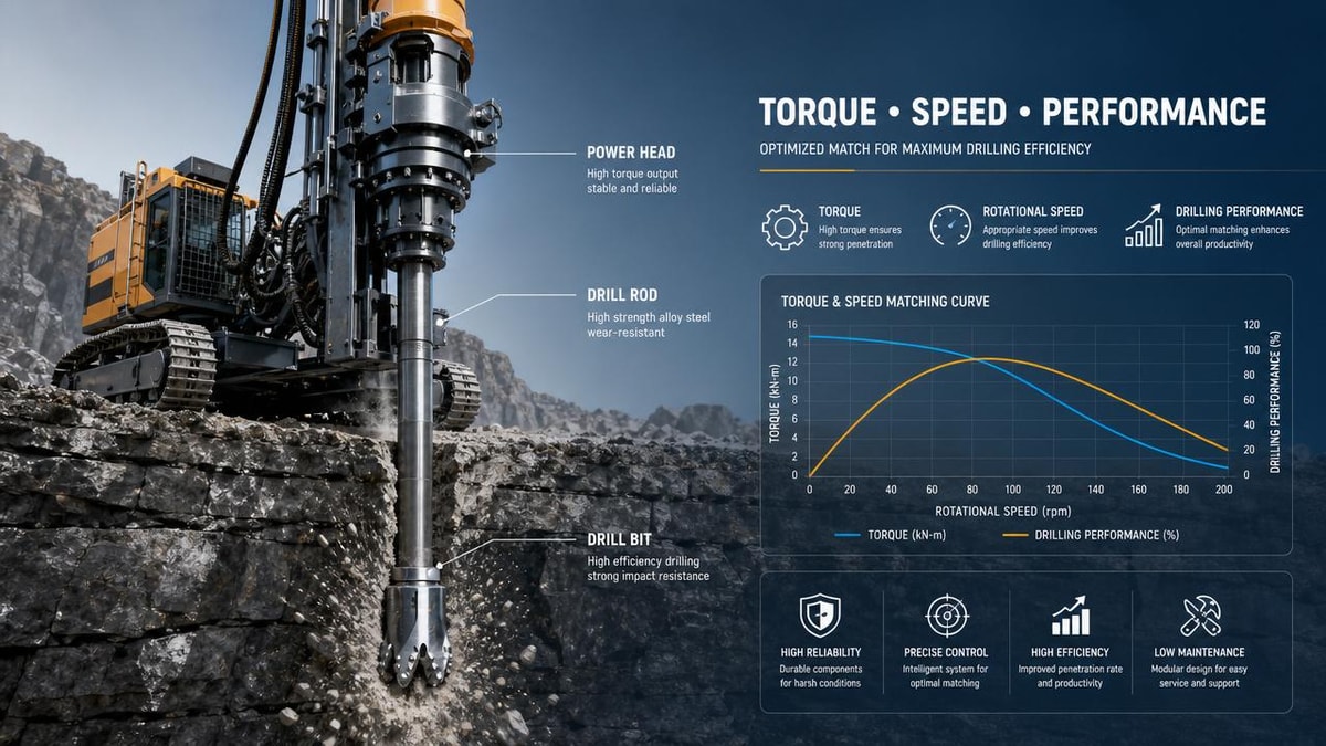 Drill Rig Torque and RPM Data: How to Match the Numbers to Drilling Performance