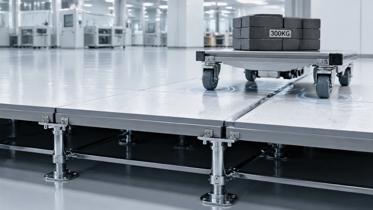 Raised access floor factory audits often miss load variation at panel joints