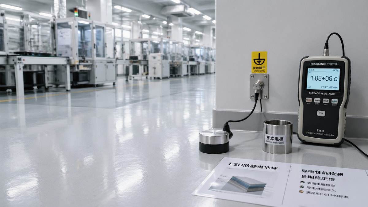 ESD flooring resistance benchmarks vary more than most specs admit