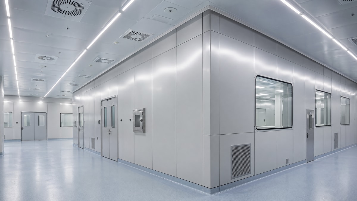 Middle East GMP Modular Wall Panel新规生效：ISO 14644-1 Class 5+8 Dual-Env Testing Required