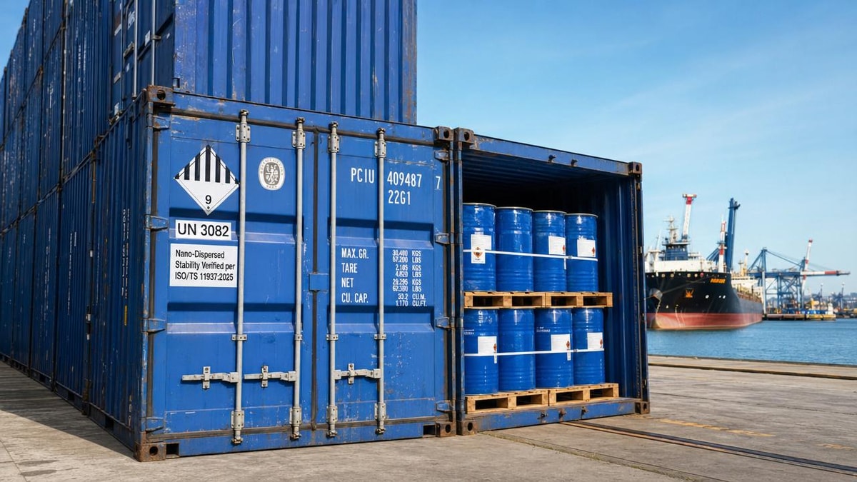 IMO IMDG Code Amendment Effective Apr 25, 2026: UN 3082 Waterproof Resins Require Nano-Stability Statement