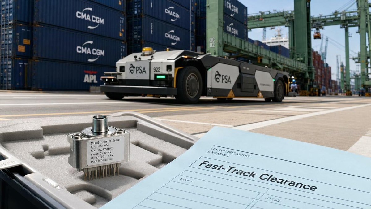 PSA Launches MEMS Sensor Fast-Track Clearance at Jurong Port