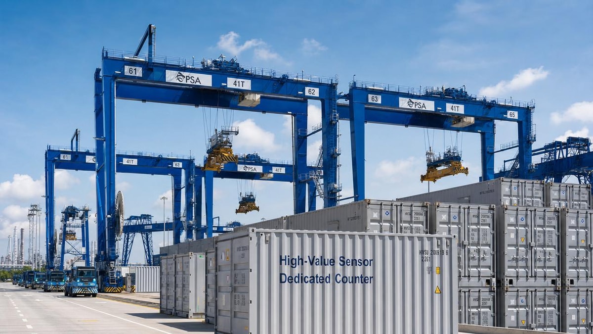 PSA Jurong Island Port Launches Phase II High-Value Sensor Dedicated Counter