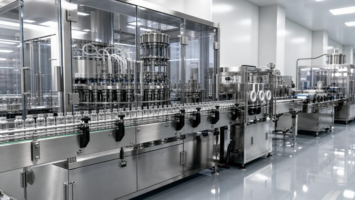 Vial filling line manufacturer checks that matter before FAT