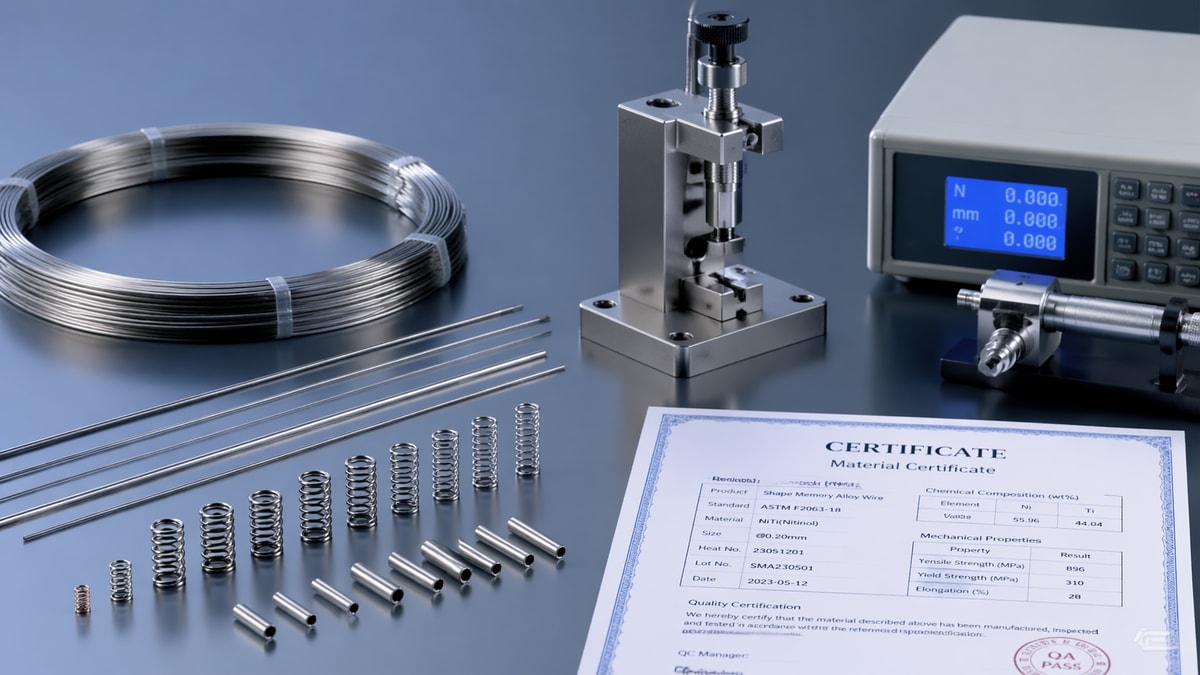 Shape Memory Alloy OEM: What to Check First?