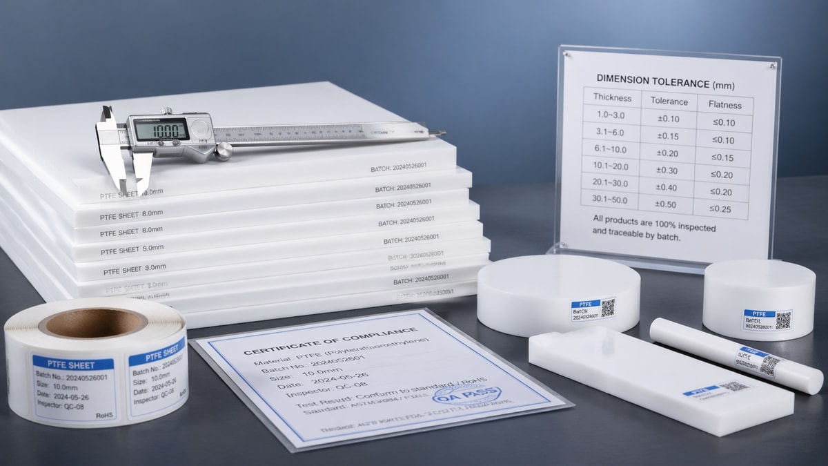 Teflon PTFE Sheet Factory: What Buyers Miss