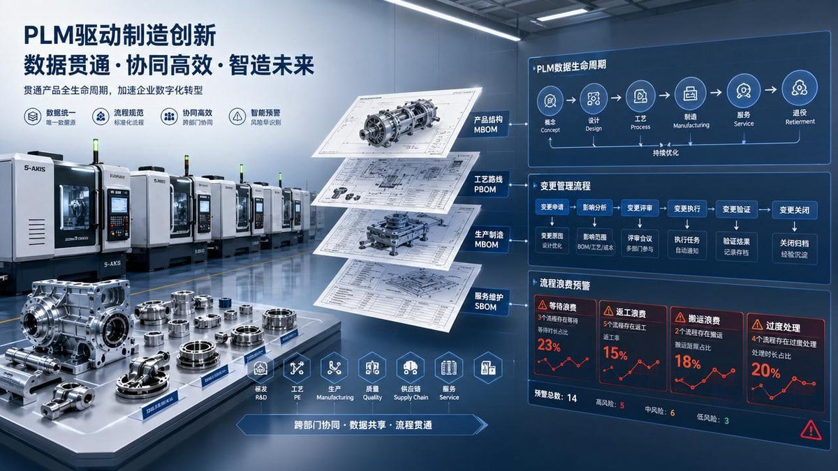 PLM data lifecycle metrics that reveal process waste early