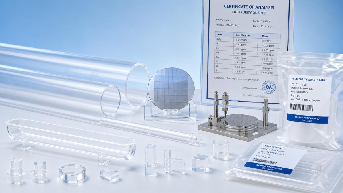 Semiconductor Grade Quartz Supplier Red Flags in High-Purity Applications