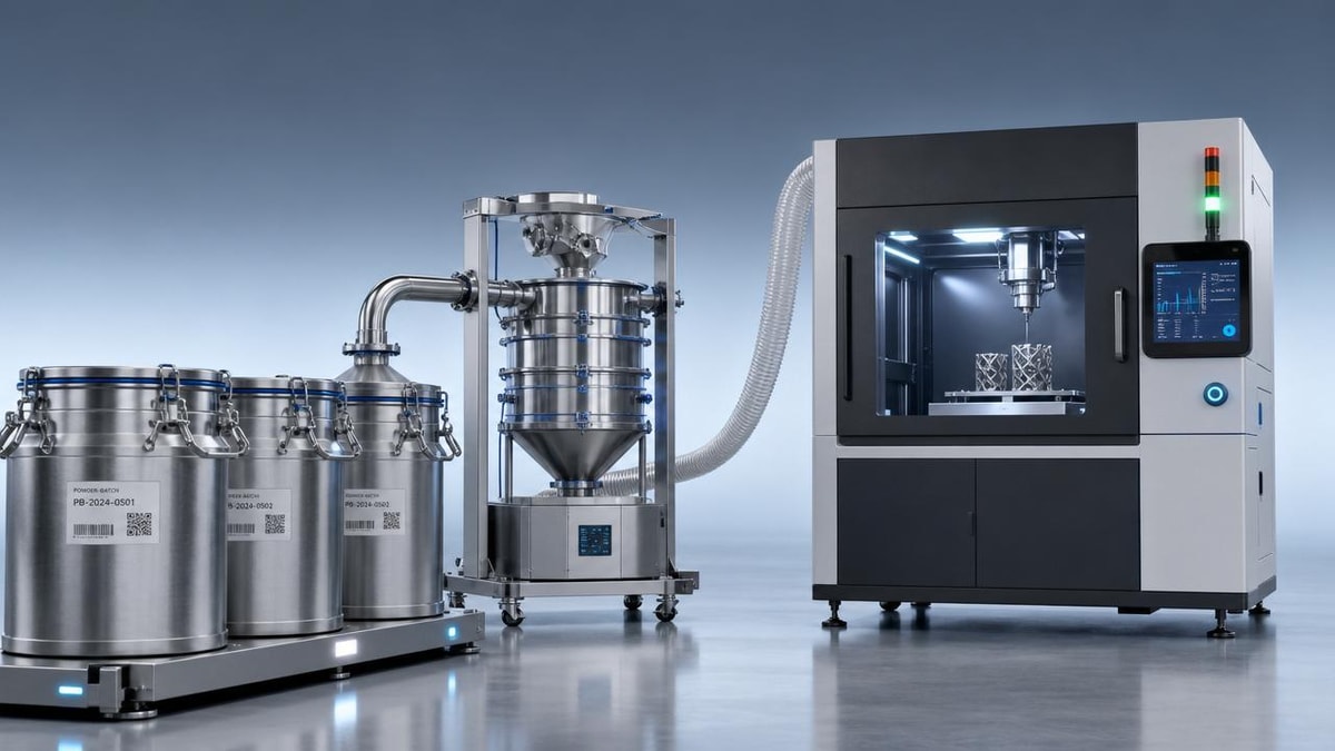 Industrial Integrity in 3D Printing Starts With Traceable Powder Control