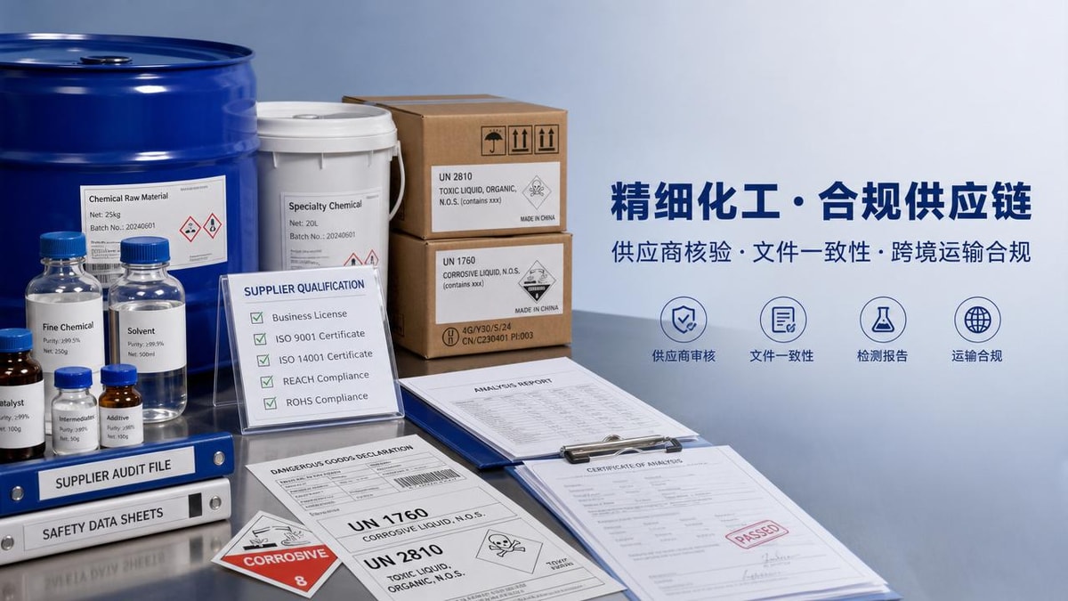 Fine Chemicals Wholesale Compliance Checks That Help Avoid Costly Supply Issues
