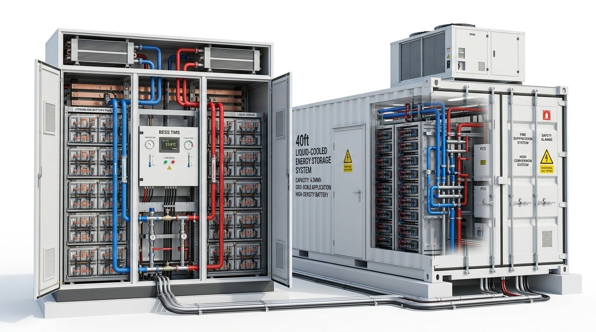 Why liquid-cooled BESS matters for energy management