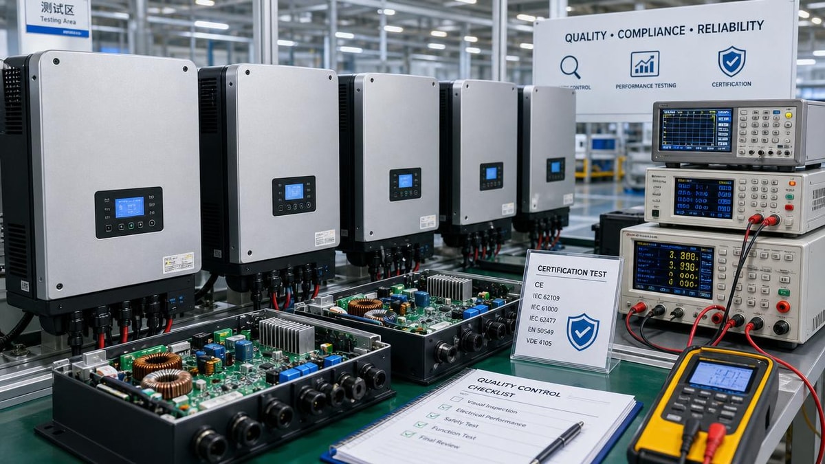 What to Ask a Solar Inverter OEM Factory Before Mass Production