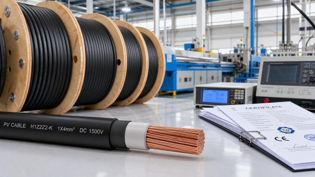 Solar Cable OEM Supplier Guide: Avoiding Hidden Quality Issues in Large Orders