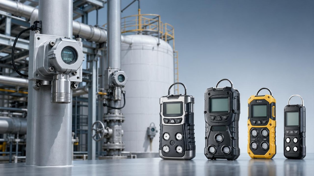 Gas Leak Detector Manufacturer Comparison: Fixed vs Portable Solutions for Industrial Sites