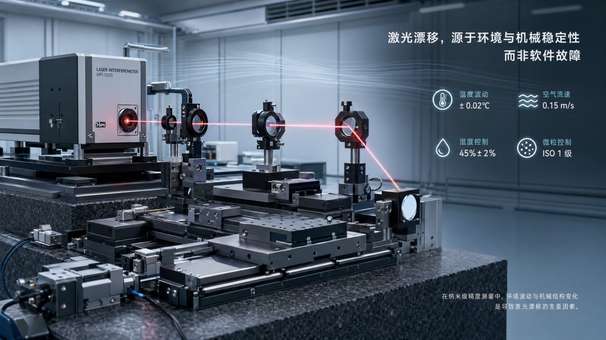 Laser-Interferometer drift is often not a software problem