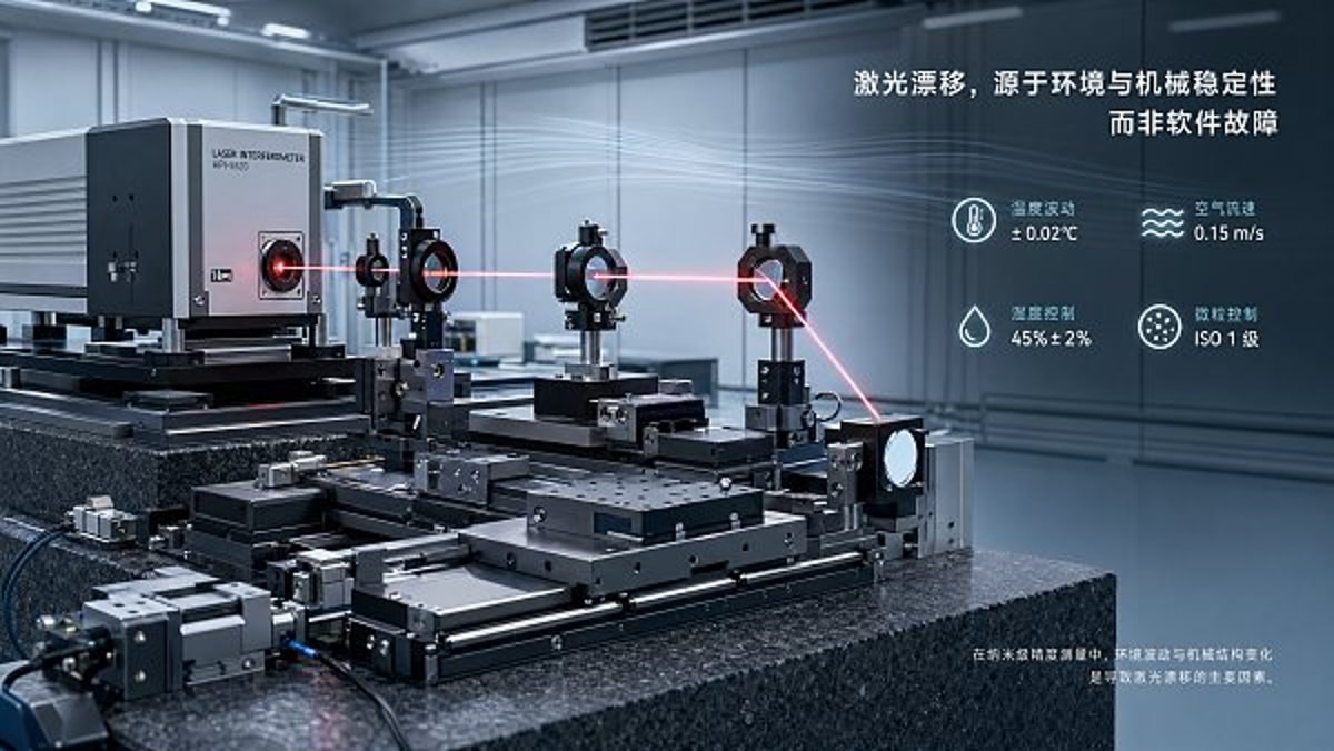 Laser-Interferometer drift is often not a software problem