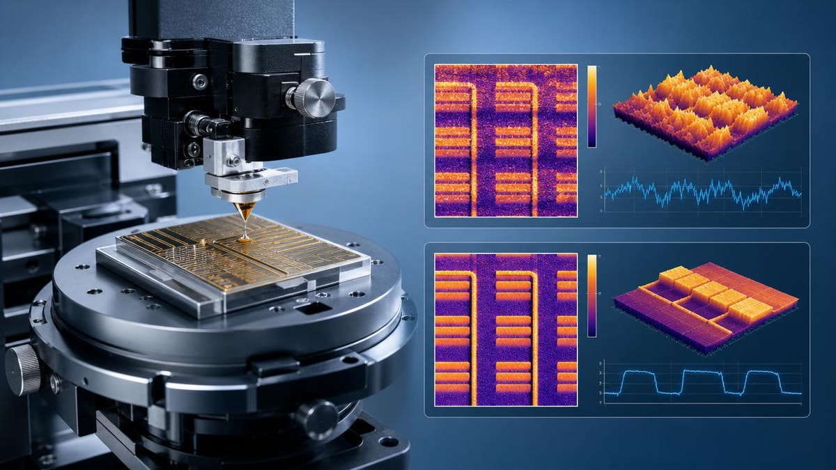 AFM Scan Rate and Noise Level: Finding the Best Tradeoff for Daily Work