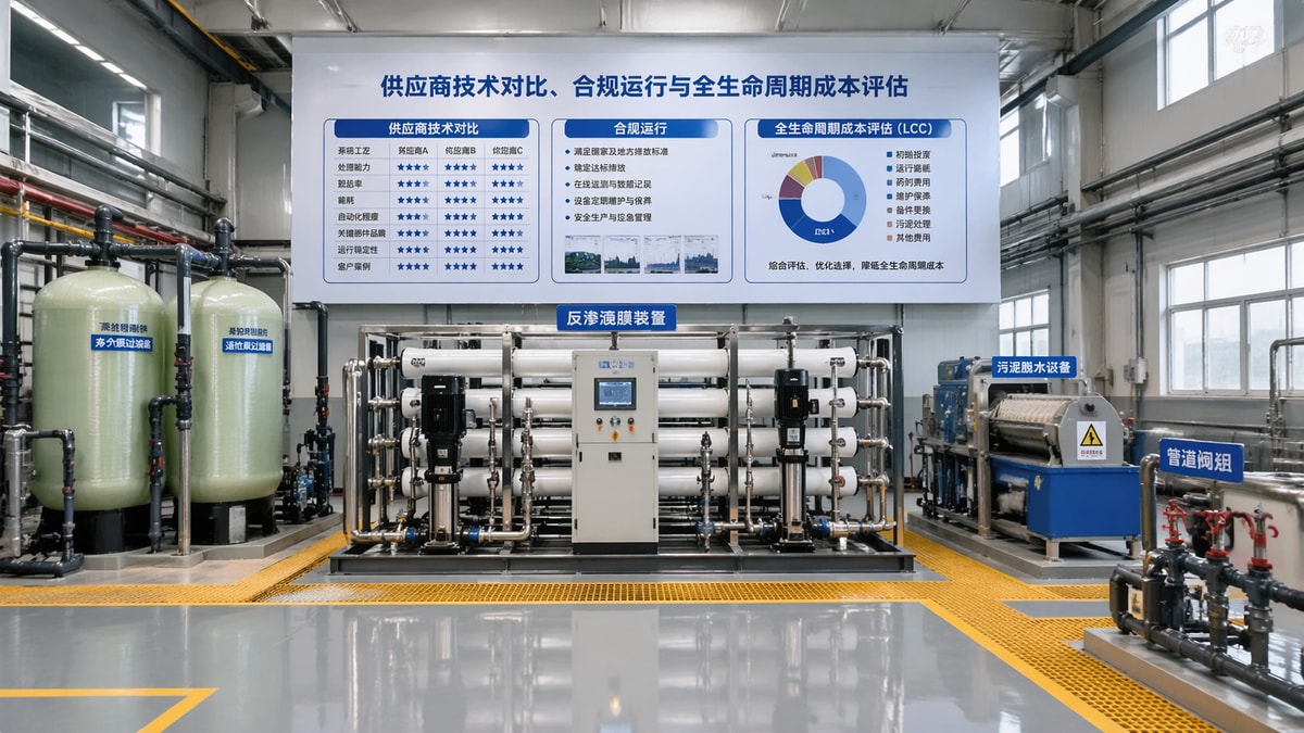 How to Compare Industrial Wastewater Treatment Suppliers Fairly