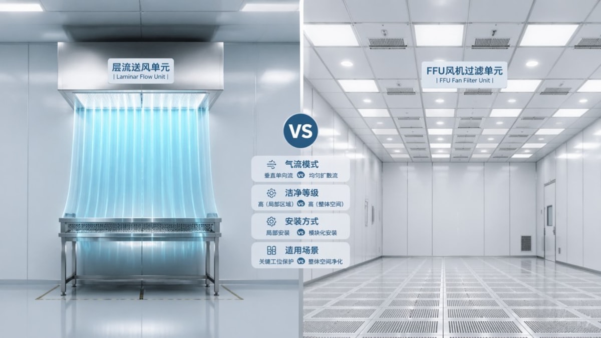 Laminar Flow Units vs FFU: What Really Changes