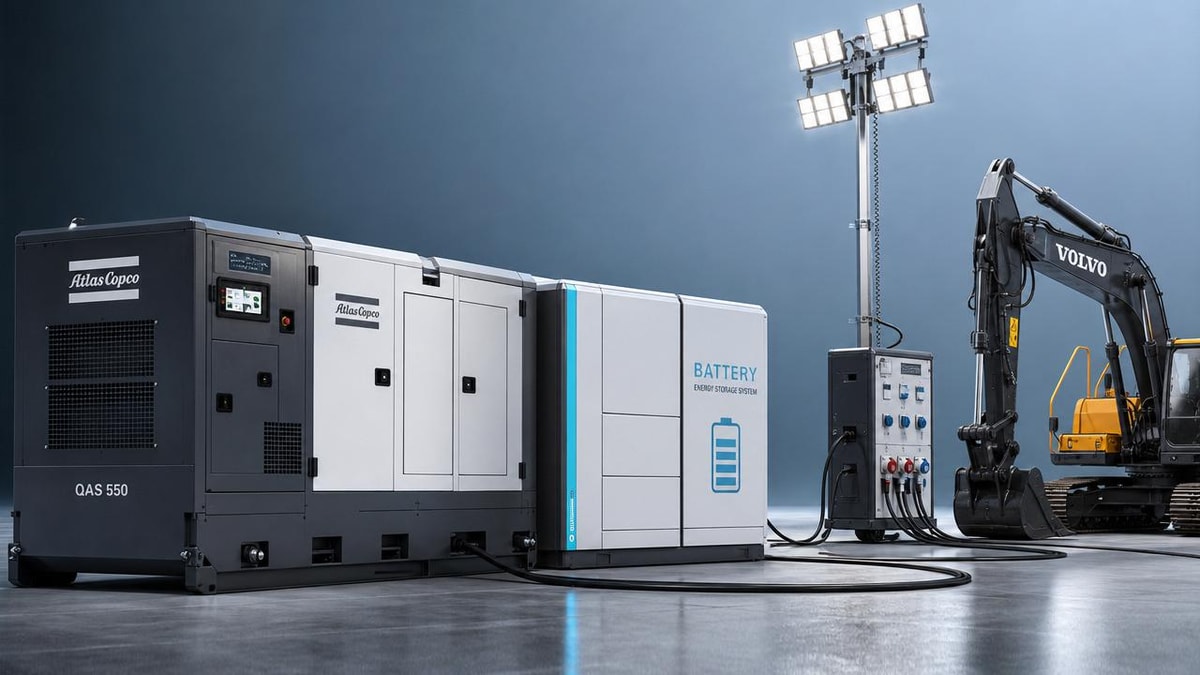 Heavy duty generators for construction sites and fuel use tradeoffs