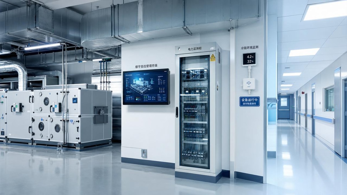 What smart building systems do hospitals need first?